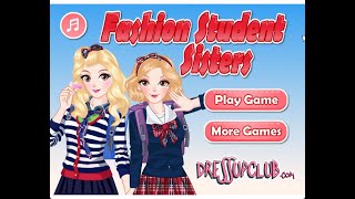 Fashion Student Sisters Games For Girls GirlsPrincess [upl. by Sid]