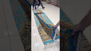 سجاد حرير rug carpetstyle handmade designercarpets [upl. by Nahpets]