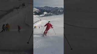 Mozart style with Schnabelino skimountain skiing winter mountainskiing skiingisawesome [upl. by Zetnauq]