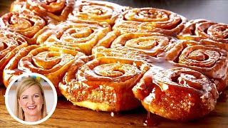 Professional Baker Teaches You How To Make CINNAMON BUNS [upl. by Kerr]