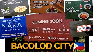 Bacolod City  ROCKWELL  FORBES HILL  new coming restaurants [upl. by Affra]