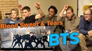 BTS 방탄소년단 피 땀 눈물 Blood Sweat Tears Official MV  REACTION [upl. by Kcirrez916]