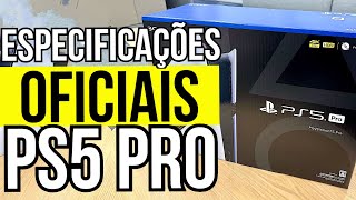 ESPECIFICAÇÕES OFICIAIS DO PS5 PRO APARECEM NA INTERNETUNBOXINGS e PRIMEIRO TEAR DOWN [upl. by Rikahs702]