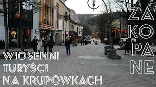 🔴Zakopane słoneczne Krupówki tutaj więcej ludzi 20240317 ASMR [upl. by Netsruk664]