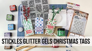 Stickles Glitter Gels Christmas Tags [upl. by Catt658]