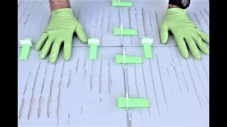 How to Use a Tile Leveling System the Right Way [upl. by Constantino]