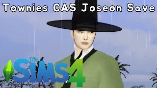 Creating Save File Townies  Sims 4 Joseon Historical Drama [upl. by Omidyar647]