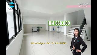 SALE•Sunway Citrine Lakehomes Town House Johor Bahru 썬웨이 스트린 레이크홈 말레이시아 조호바루 부동산 신도시 [upl. by Nalloh]