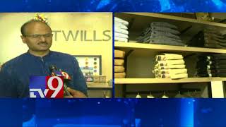 TWILLS mens showroom in Vijayawada  TV9 [upl. by Ute806]