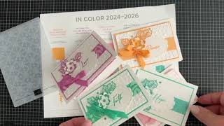 Ephemera and the 20242025 In Colors to create all occasion cards [upl. by Aenel]