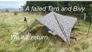 An Aborted Tarp and Bivy in the Cheviots [upl. by Nyrtak796]