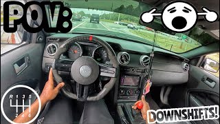 CAMMED Mustang GT s197 POV Drive With INSANELY Loud POPS amp DOWNSHIFTS [upl. by Etra]