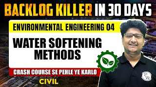 Environmental Engineering 04  Water Softening Methods  Civil Engineering  GATE Crash Course [upl. by Aiht]