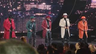 BTS reacts to New Edition and New Kids On The Block AMAs 2021💜 a fan cam [upl. by Chelton907]