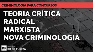 Teoria Crítica  Radical  Marxista  Nova Criminologia [upl. by Arobed]