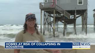 Homes at risk of collapsing in Rodanthe [upl. by Alick123]