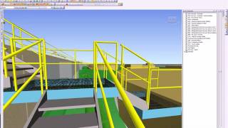 A Navisworks Tour of a Wastewater Treatment Plant Design [upl. by Lhamaj]