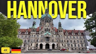 Hannover Germany Walking Tour  Hannover City Center  Walking Tour 4k Germany hannover germancity [upl. by Einaffit]