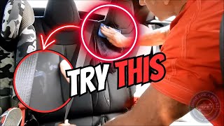 How to Remove Stains from Car Interiors  Expert Upholstery Cleaning Tips [upl. by Kiri]