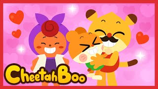 💖😄Happy Family Songs Compilation  Nursery Rhymes  Kids song  Cheetahboo😄💖 [upl. by Symons]