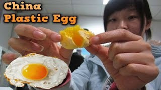 CHINA PLASTIC EGG  China Made Artificial Plastic Egg  How to Identify Fake Chinese Eggs [upl. by Assyl]