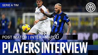 FEDERICO DIMARCO  INTER 11 NAPOLI PLAYERS INTERVIEW 🎙️⚫🔵 [upl. by Alomeda]