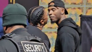 HITMAN HOLLA amp GEECHI GOTTI ALMOST FIGHT AT BAGS AND BODIES FACE OFF [upl. by Glanville]