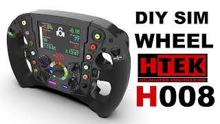 DIY Sim racing steering wheel  HTEK H008  HTEK Simulator Engineering [upl. by Sine262]