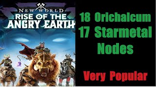 New World 18 Orichalcum 17 Starmetal Nodes  Very Popular  English Detailed Steps 2023 [upl. by Attennyl]