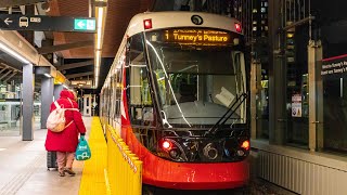 OC Transpo Ottawa O Train Confederation Line  Sunset Ride to Tunneys Pasture [upl. by Bronder]