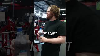 Brad got PRESSED by Zach🤣 gymgirl gymshorts bradleymartyn funny funnyshorts [upl. by Rafaelia]