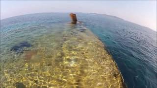 Croatia  Dugi Otok 2016 sunken ship in the northern part of the island [upl. by Ttehr]