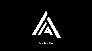 Algo Testing 116 [upl. by Ecaj]