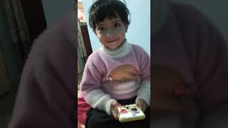 Thoda sa or dekhna h phone cutebaby raavivartika joshi love [upl. by Aleras]