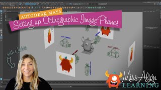 Setting Up Orthographic Image Planes in Maya [upl. by Krahling]