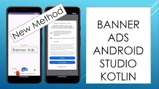 AdMob Banner Ads  Android Studio  Kotlin 2024 [upl. by Sissel541]