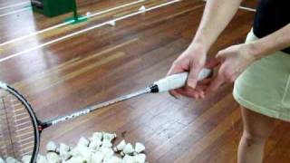 Lets Play Badminton  2 Forehand Grip [upl. by Elkraps]