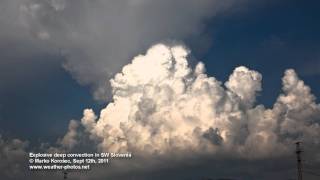 Thunderstorm timelapse video from Slovenia [upl. by Alisa]