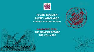 Learn English  First Language Narrative writing The Moment Before the Collapse [upl. by Neelram558]