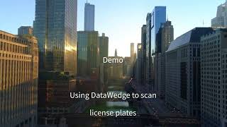 DataWedge Demo  Capture License Plate  Zebra Technologies [upl. by Ratib]