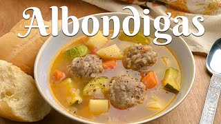 ALBONDIGAS How to Make Traditional Mexican Meatball SoupCaldo de Albondigas [upl. by Rim]