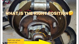 What is The Right Place of Leading And Trailing Brake Shoe [upl. by Ynahpets]