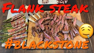 Flank Steak on my Blackstone Griddle [upl. by Muslim]