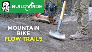 How flow trails are built  Build amp Ride in Hot Springs Arkansas [upl. by Nalda854]