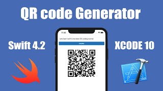 QR code Generator in swift 42 ios xcode [upl. by Riegel820]