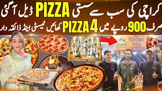 Karachi Cheapest Pizza Deals  4 Pizza 900 Mey pizzadeal [upl. by Calise]