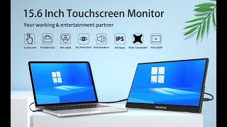 Akntzcs Touchscreen Portable Monitor✔️Whats features highlight [upl. by Saks]