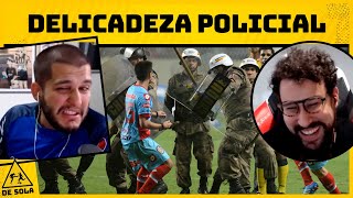 TIRO E PRISÃO DE JOGADOR DENTRO DO GRAMADO 8 VEZES QUE A POLÍCIA INTERFERIU NUMA PARTIDA DE FUTEBOL [upl. by Celeski737]