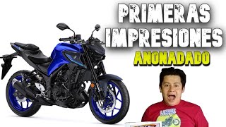 YAMAHA MT03 Primeras impresiones [upl. by Katerina]