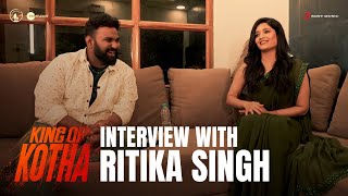 Interview with Ritika Singh  King of Kotha  Dulquer Salmaan  Abhilash Joshiy  Jakes Bejoy [upl. by Netnilc955]